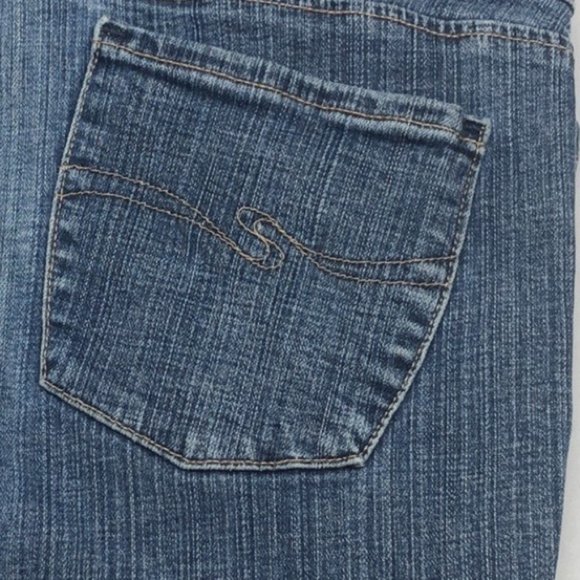 MADE IN CANADA 🇨🇦 EARLY VINTAGE SILVER FLARE BOOTS JEANS 30x33 ⭐️ - Picture 14 of 15